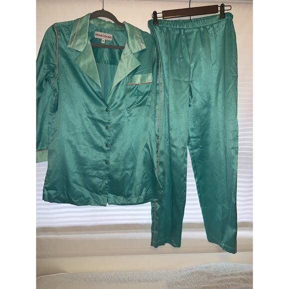 Fernando Sanchez Squette Vintage Button Down And Pants Pajamas Set SZ Medium - Picture 1 of 10